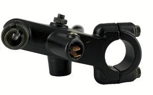 Кронштейн зеркала заднего вида для мотоцикла и блок управления дроссельной заслонкой, алюминиевый, черный, простая установка для GN150, CG150, SY150, ZJ150, HJ150 - Product Image 2