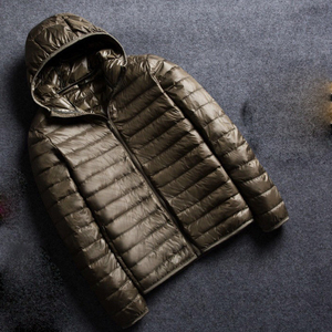Giacca Puffer Leggera Invernale con Cappuccio e Zip, Vestibilità Slim, Personalizzabile con Logo, Taglie Forti, Comoda e Semplice - Hot Sale - Product Image 4