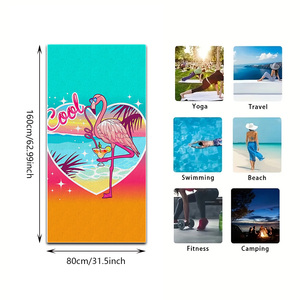 Toalla de Playa <span class=keywords><strong>Flamingo</strong></span>, Extra Grande, de Secado Rápido, Ligera, Antiarena, para Viajes, Piscina, Camping - Product Image 5