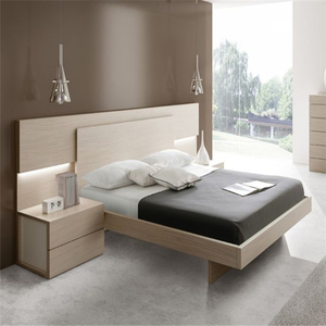 High End <strong>Adjustable</strong> <strong>Bed</strong> Queen or <strong>King</strong> Size Modern Sleek Design with Comfortable Backrest Oak <strong>Frame</strong> Eco-Friendly - Product Image 4