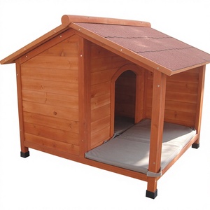 Villa de Lujo para Mascotas con Balcón, Casa para Perros de Madera Sólida, Resistente a la Lluvia y al Sol, para Perros Medianos y Grandes - Product Image 3