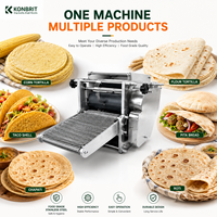 Machine à tortillas commerciale pour tortillas mexicaines et empanadas, pour usine alimentaire, en acier inoxydable 304