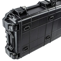 Boîte de transport en plastique étanche, robuste, pour la pêche, boîte tactique longue, antichoc, pour outils