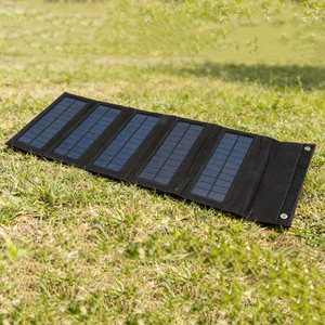 Alecter <b>Solar</b> All-in-One Portable <b>Charger</b> Bag 50W 20% Efficiency Camouflage Foldable Panel Ready-to-Use Power Solution Outdoor - Product Image 5