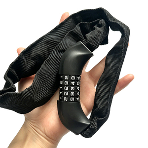 Cadenas à combinaison <span class=keywords><strong>pour</strong></span> vélo d'enfant, universel <span class=keywords><strong>pour</strong></span> vélos et trottinettes d'enfants, cadenas de sécurité antivol avec <span class=keywords><strong>housse</strong></span> en tissu - Product Image 5