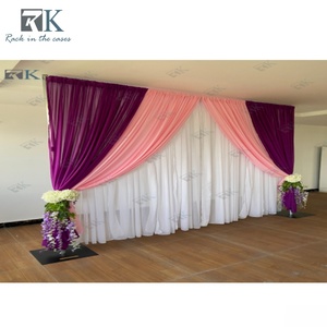 Hot Selling Pipe and Drape Aluminum Pipe an Drape <b>Frame</b> Telescopic <b>Backdrop</b> Stand Kit for Wedding Decoration - Product Image 2