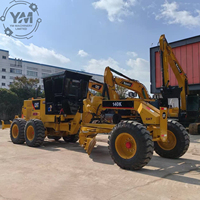 Niveleuse Caterpillar 140K presque neuve, garantie 1 an, certifiée CE ISO, pompe incluse