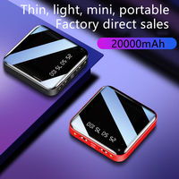 Meilleur chargeur portable compact, Powerbank mince, 10000 mAh, 5000 mAh, mini chargeur de téléphone portable, logo personnalisé, Power Bank 20000 mAh