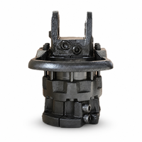 Rotateur hydraulique avec grappin à bois EWC620, force de fendage de 26 tonnes, accessoire d'excavatrice, rotation illimitée à 360°