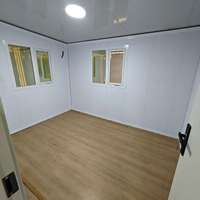 Rumah Kontainer Expandable 20FT Sayap Ganda Lipat Portabel Rumah Prefab Modular Rumah Mungil Siap Huni Rangka Baja Mewah