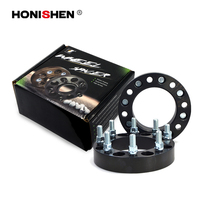 Entretoise de roue en aluminium 6061-T6AL, finition oxydation noire, 8x170mm CB125 sans déport, avec goujons 14x1.5, adaptateur de moyeu de roue 8 trous pour Dodge