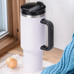 Stanley 40oz Stainless Steel Tumbler With Handle Insulated Travel Mug For Car Home Office Outdoor Use - Product Image 1