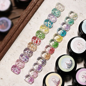 AILANUO Peinture gelée aux fleurs séchées 12 couleurs, agent de polissage pour la création de couleurs en une seule étape et gel de peinture fluorescent - Product Image 3