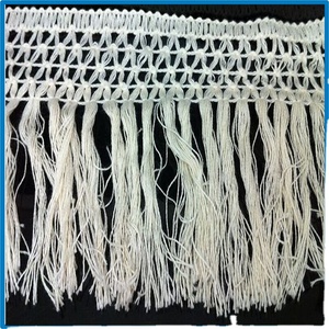 Trắng giá rẻ Bông Máy cắt tỉa Thảm 10cm rìa cho tấm Ga Trải Giường - Product Image 4