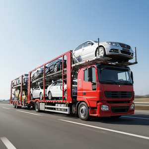 Rimorchio per Trasporto Auto a 2 Assi 15-17 <span class=keywords><strong>M</strong></span> di Alta Qualità, Semirimorchio Porta-Auto in Vendita - Product Image 4