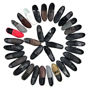 저렴한 도매 핫 세일 주식 많은 고품질 남성의 비즈니스 스타일 플랫 바닥 공식 신발 매일 작업 신발