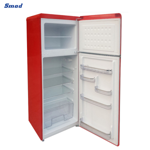 Réfrigérateur et congélateur vintage Smad de couleur rouge pour la maison - Product Image 5