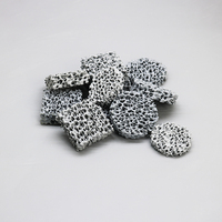 Filtre en mousse céramique réticulée en carbure de silicium industriel, filtre de fonderie, découpe personnalisée, services de soudage et de pliage