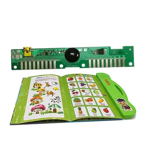 Educatieve Audioboeken Pcb Spaans-Engels Tweetalige Touchscreen Learning Machine Pcba Kinderen E-Book Speelgoed Pcba