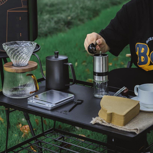ชุดอุปกรณ์ชงกาแฟแบบพกพา 2025 Arabian Travel 10 ชิ้น สำหรับตั้งแคมป์กลางแจ้ง ผลิตจากวัสดุรักษ์โลก กันน้ำ พร้อมที่ชงกาแฟแบบใช้มือ เหมาะสำหรับเป็นของขวัญ - Product Image 3