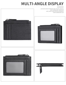 Tối giản Slim Saffiano Ví da cho nam giới biểu tượng tùy chỉnh RFID chủ thẻ với chức năng thẻ tín dụng - Product Image 6