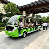 Autobús Eléctrico Turístico para 20 Pasajeros, Listo para la Flota, Batería de Litio, Largo Alcance, Vehículo de Transporte, Capacidad de Subida del 30%, Doble Sistema Hidráulico