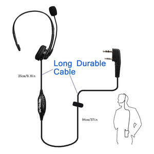 Auriculares Retevis con Micrófono de Brazo para Walkie Talkie, Compatibles con RT68 <span class=keywords><strong>H</strong></span>-777S, Auriculares de Radio Bidireccional de 2 Pines (1 Unidad) - Product Image 4