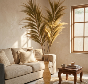 Herbe séchée naturelle écologique de type Pampas Rayung pour remplissage de vase décoratif pour mariage, fête et décoration intérieure - Product Image 5