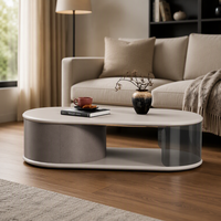 Table basse multifonction en bois de luxe italienne KMJ avec tiroirs, meubles pour la maison