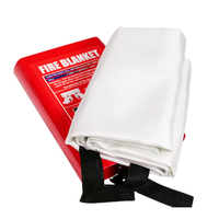 Couverture de sécurité anti-feu 1m x 1m pour la maison, l'extérieur et la voiture
