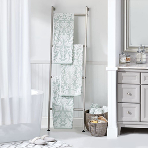 Whloesalas salle de bain mur penché décoratif porte-serviettes <span class=keywords><strong>échelle</strong></span> en métal porte-serviettes porte-serviettes - Product Image 3