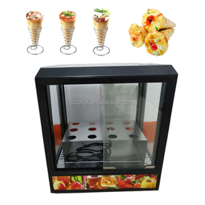110v 220v <span class=keywords><strong>Snack</strong></span> cibo <span class=keywords><strong>Pizza</strong></span> cono Display elettrico a cono per <span class=keywords><strong>Pizza</strong></span> calda vetrina per la vendita - Product Image 6