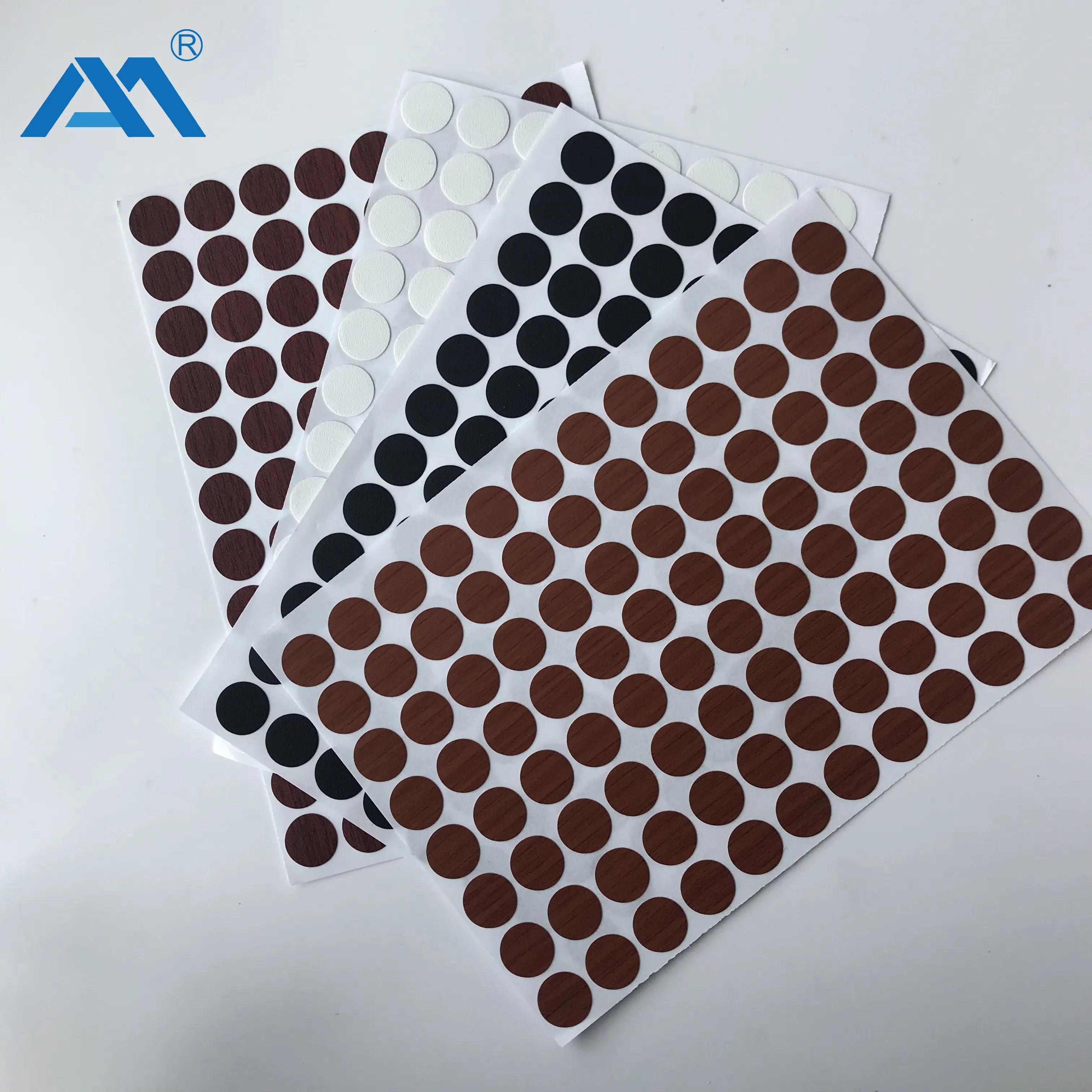 Plastic ABS screw point cover/pvc furniture stickers/pvc screw cover