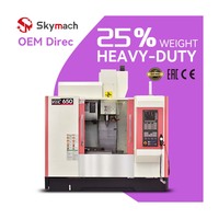 Centre d'usinage vertical CNC haute précision VMC650 avec changement d'outil automatique et broche taïwanaise pour la fabrication de moules