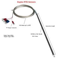 Duchin WZP Pt100 RTD Temperature Sensor Probe Stainless Steel Sheath IP65 Rated Serial Port Communication OEM Class Accuracy
