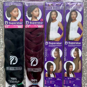 Extensiones de Cabello Trenzado African Darling Jumbo Braid de 230g, Fibra de Alta Temperatura, Ligeras, Duraderas, Resistentes al Fuego, para Crochet - Product Image 1