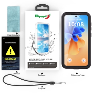 Étui <span class=keywords><strong>de</strong></span> <span class=keywords><strong>téléphone</strong></span> étanche et antichoc pour la plongée sous-marine et la natation, 2 mètres sous l'eau, pour <span class=keywords><strong>Samsung</strong></span> Galaxy A16 4G A26 A36 A56 A17 A37 A57 5G - Product Image 6