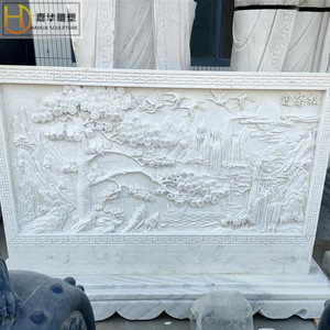 Murales en Relieve Jiahua, Decoraciones Exteriores de Estilo Chino para Patios y Villas - Product Image 4
