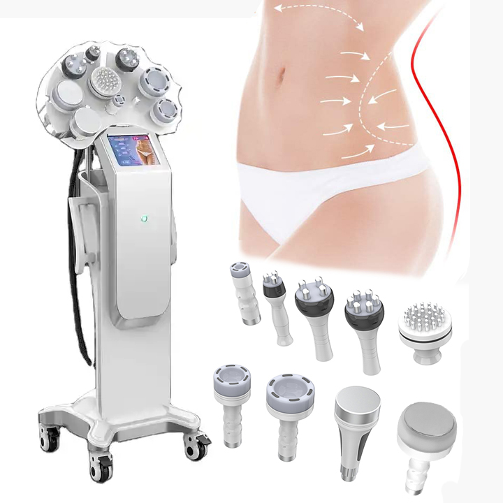 Prezzo all'ingrosso scontato 80k Lipo corpo dimagrante rf pelle stringe macchina 9 in 1 per viso e corpo