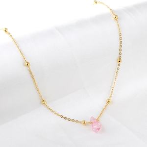 สร้อยคอเซอร์คอนหลากสีรูปทรงพิเศษ สแตนเลสสตีล สำหรับผู้หญิง ลดราคาสินค้ามาใหม่ - Product Image 5