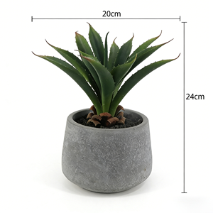 Plantas Artificiales Más Vendidas, <span class=keywords><strong>Aloe</strong></span> <span class=keywords><strong>Vera</strong></span>, Suculenta del Desierto, Vegetación Interior de Bajo Mantenimiento para Estilo Árido, Plantas Falsas del Desierto - Product Image 6
