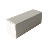 Boîte de papier de peau de vache blanche universelle rectangulaire 2mm d'épaisseur petite boîte en carton blanche en gros en stock