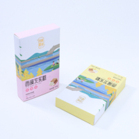 Dossiers en papier ondulé recyclé auto-adhésifs avec logo personnalisé, portables, réutilisables, pour produits de santé et cosmétiques, gaufrés, pour l'expédition