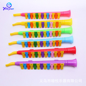 Melódica Arcoíris de 13 Teclas Yinyue para Niños, Juguete Educativo, Instrumento Musical de Plástico con Orificios de Sonido, Edad 5-7 Años - Product Image 3