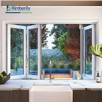 Ventanas de aleación de aluminio corredizas plegables de estilo moderno Simple para tienda de té y café, escaparate para cocina, Villa, baño, Hotel