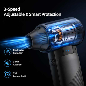 Souffleur d'air sans fil sans balais, aspirateur électrique rechargeable pour le nettoyage des claviers, PC et ordinateurs portables - Product Image 4