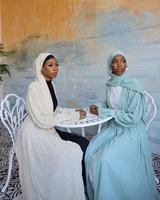Ensemble Abaya 3 pièces froissé Kimono ouvert en mousseline de soie plissée Dubaï Turquie Caftan vêtements islamiques Abaya robes musulmanes pour femmes