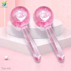 Private Label ice ball Beauty Cooling Globes Water Wave Facial Massage Ball Customized Ice roller