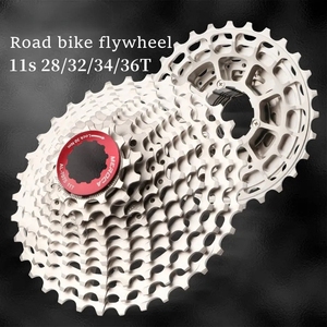 MEROCA Cassette Flywheel 105 bicicleta de carretera <span class=keywords><strong>11V</strong></span> Cambio de engranaje 28T 32T 34T 36T ligero hueco aleación de aluminio acero extensible - Product Image 6