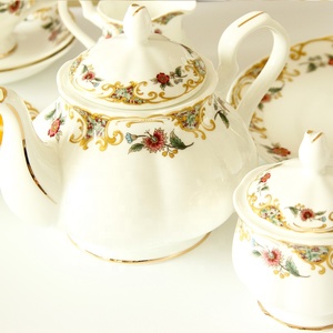 Exquisite European Style Luxury Coffee Suit Ceramic <b>Tea</b> <b>Set</b> Afternoon <b>Tea</b> Bone China Coffee Cup <b>Set</b> - Product Image 5